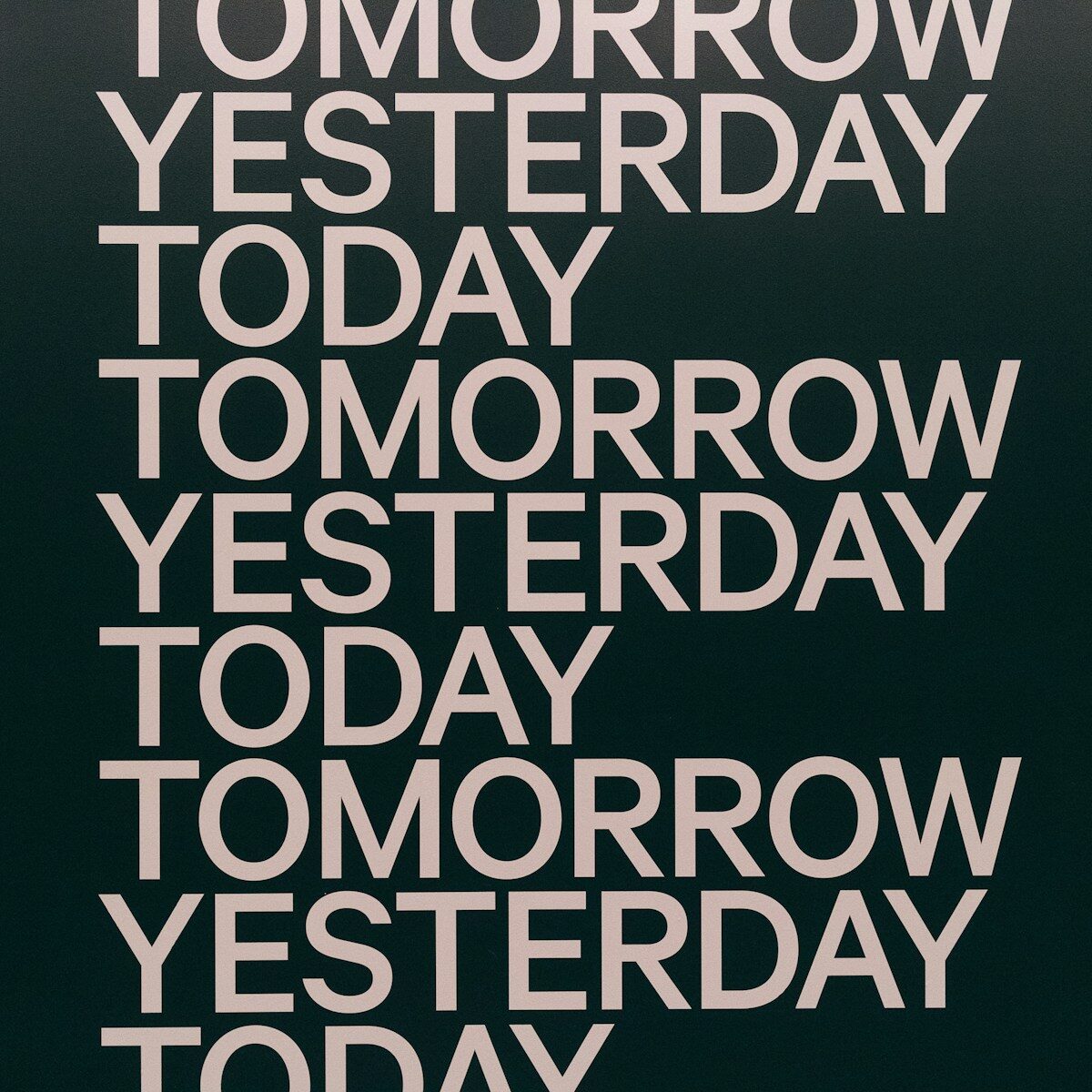 a black and white poster with the words tomorrow